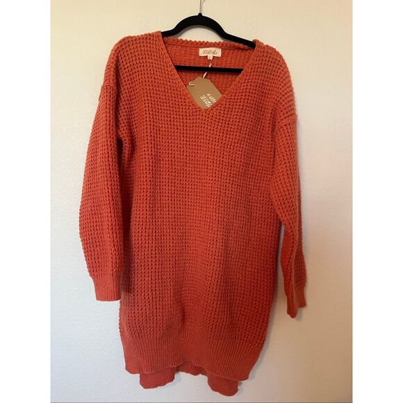 Listicle Knit Cable Sweater Dress NEW NWT - Picture 3 of 8